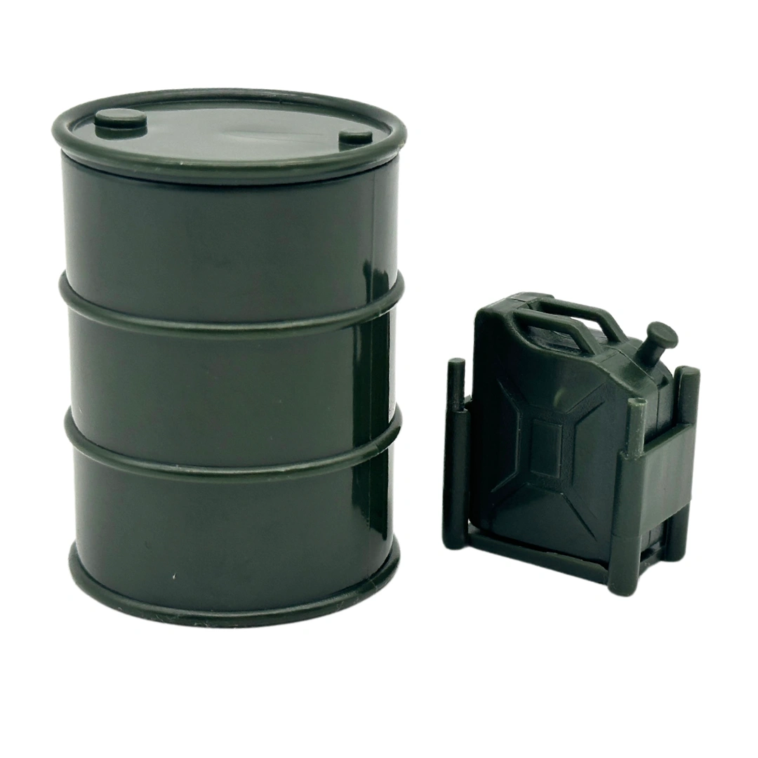 Realistic RC Crawler Fuel & Oil Drums - 1/24 & 1/18 Scale!